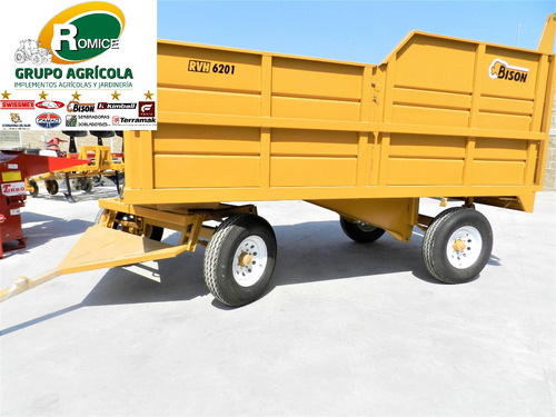 Remolque Ensilador Hidraulico Cosechador 6 Toneladas Bison