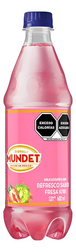 1 Refresco Sidral Mundet Fresa-kiwi 600ml C/u Antes Ameyal