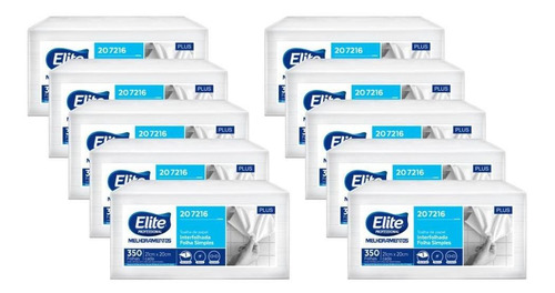 Papel Toalha Interfolhado F Simples Elite Plus 3.500 Folhas