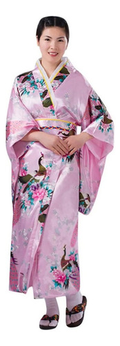 Bata Con Estampado De Kimono Ropa De Mujer Japonesa