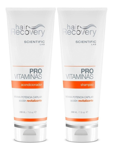 Imagen 1 de 1 de Shampoo Y Acondicionador Pro Vitaminas De Hair Recovery