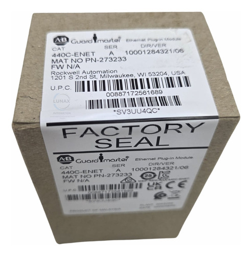 Allen Bradley 440c-enet Guardmaster Ethernet Ser A
