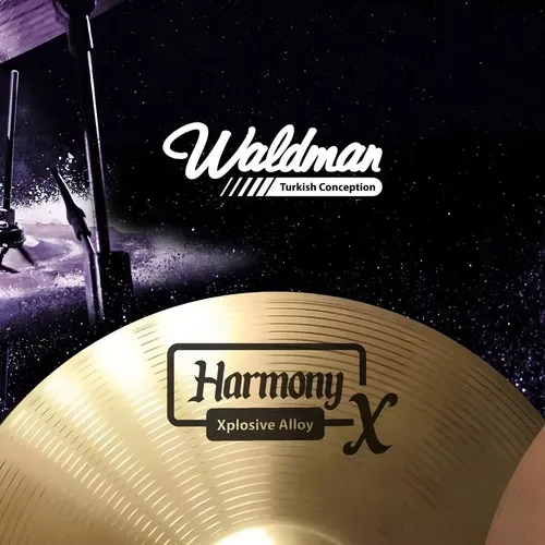 Kit Pratos Bateria Waldman Harmony X 14 16 20 Polegadas Latão