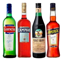 Comprar Combo Aperitivos Fernet Branca + Aperol + Campari + Gancia