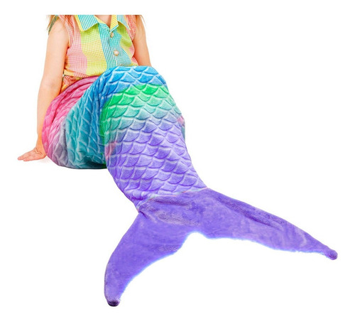 Cobija Cobertor Frazada Cola De Sirena
