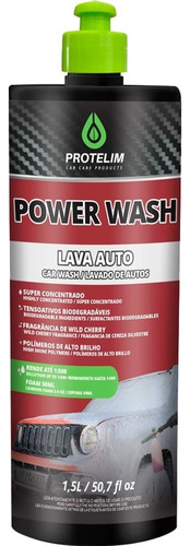 Shampoo Automotivo Power Wash 1,5l Protelim