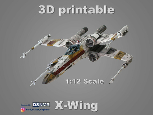 Star Wars Xwing Escala 112- Figura Plastica