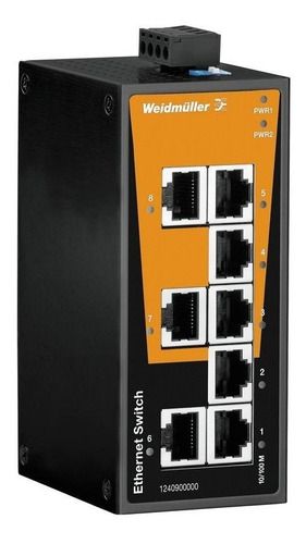Imagen 2 de 2 de Switch 8 Puertos Autogestionable Weidmuller 1240900000
