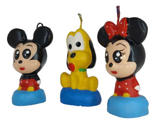 Vela Pastel .:: Mickey Mouse Mickey Minnie Pluto V1 ::. C/3