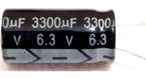 Capacitor Eletrolítico 10x 3300uf X 6,3v + 10x 1800x6,3