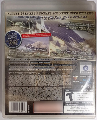 Blazing Angels 2 Secret Missions Of Ww Il Ps3 Físico Usado (Usado)