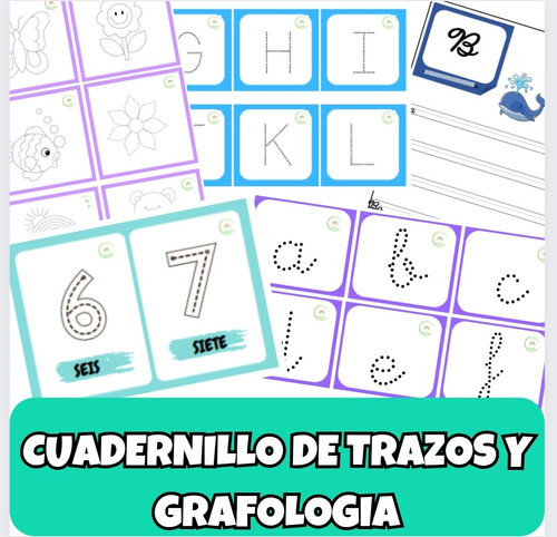 Cuadernillo De Trazos Y Grafología Imprimible 