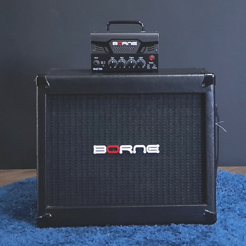 Imagem 4 de 4 de Amplificador Guitarra Borne Mob T30 + Caixa Mob 110 Preta