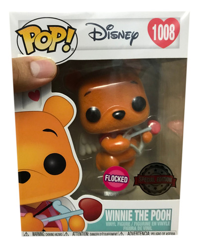 Funko Pop Disney Winnie The Pooh Cupido Flocked