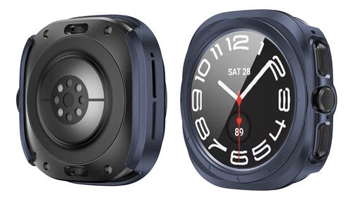 Funda Case De Tpu Compatible Con Galaxy Watch Ultra 47mm Azul Oscuro