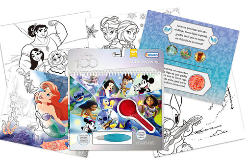 Libro Para Colorear Con Agua Xl Wow Disney