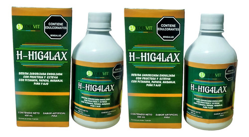 2 Higalax Jarabe 400ml Purgante - mL a $44