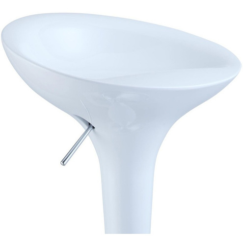 Sillas Altas X2 Banqueta Desayunador Taburete Barra Cocina Estructura De La Silla Blanco Asiento $$$ Diseño De La Tela Aquacel