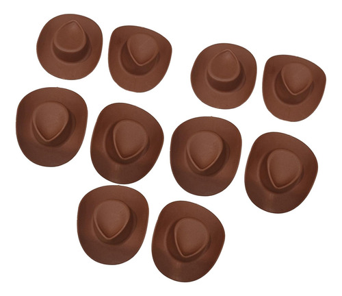 10 Uds Sombrero De Vaquero En Miniatura Sombrero Para