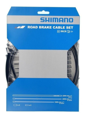 Kit Cables Y Funda De Freno Ruta Negro Shimano  Y80098019