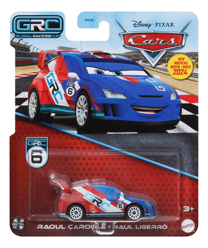 Cars De Disney Y Pixar Diecast Vehículo Raoul Caroule Color Multicolor