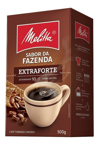 Café À Vácuo Extra Forte Melitta Da Fazenda 500g Unidade