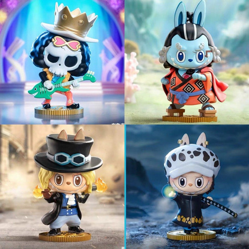 Labubu The Monster X One Piece Colección 12 Piezas Pop Mart