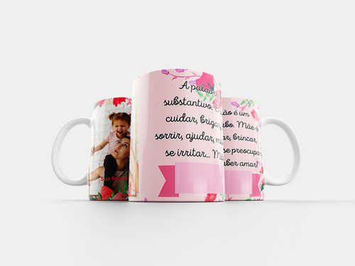 Caneca Personalizada C/ Foto - Sobre A Palavra Mãe