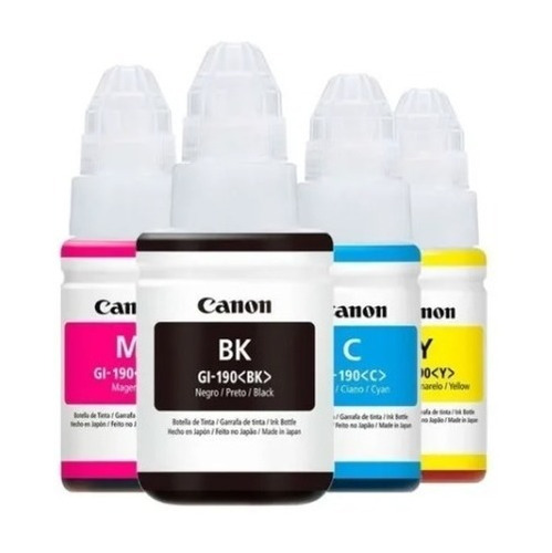 Kit de recarga de tinta para tinta Canon Gi-190 1100 2100 3100 4100 Colors