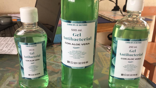 Gel Antibacterial Con Áloe Verá De 125ml