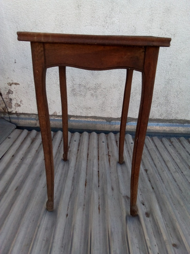 1/2-antigua Mesa Mesita Bar Provenzal Roble 60 X 50 X 78 Alt (Usado)