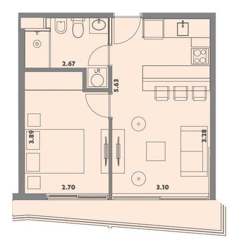 Imagen 2 de 9 de Departamento - Centro (montevideo)