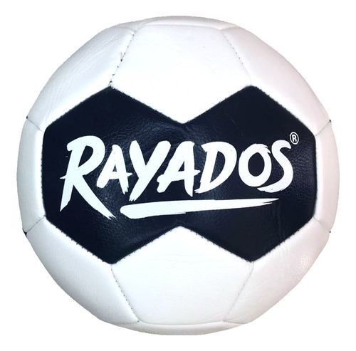 Balón De Fútbol Rayados No. 5 Color Blanco