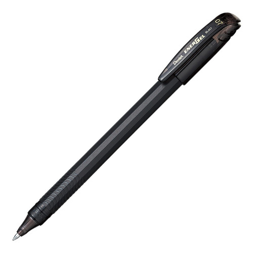 Bolígrafo Gel Pentel Energel Stick Tinta Negra 0.7mm Grip Color de la tinta Negro