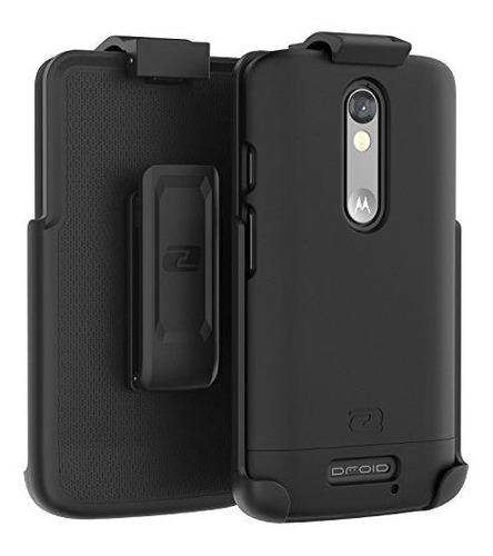 Estuche Para Cinturon Motorola Droid Turbo 2 Con Carcasa Ult