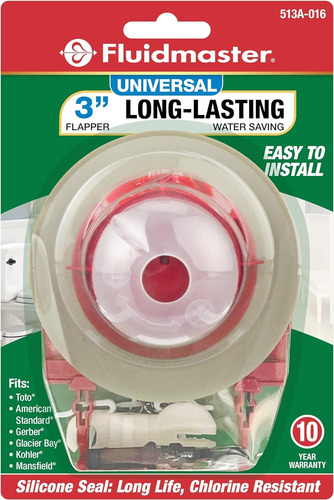 Fluidmaster 3 513a-016 Valvula Sapo Wc Taza Inodoro Flapper (Usado)