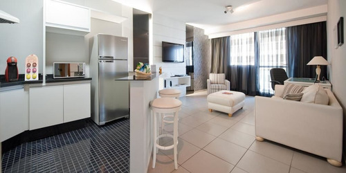 Imagem 2 de 15 de Flat Em Alphaville Fora Do Pool Para Moradia Ou Investimento. - Sf31719