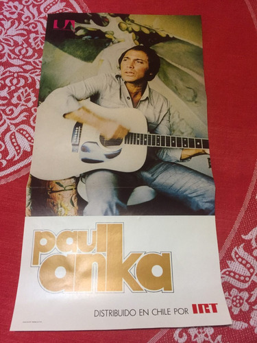 Afiche Antiguo Paul Anka