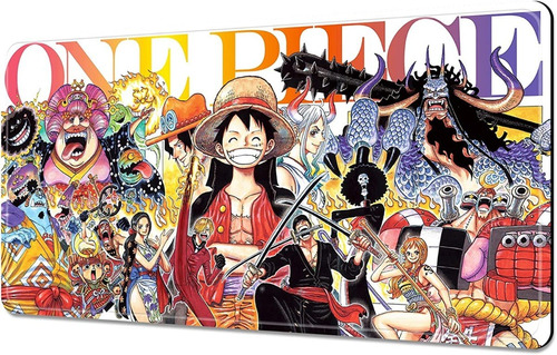 Mouse Pad Largo Artístico De Personajes De One Piece 40x90cm