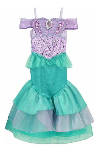 Ariel La Sirenita Disfraz Talla 5-6 Disney Store Original