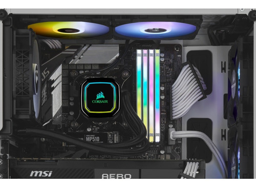 Imagen 10 de 10 de Watercooling Corsair Icue H60i Rgb Pro Xt Black 120mm