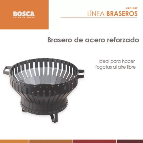 Fogonero Brasero Circular Bosca Fire Pit Asador Asador Leña