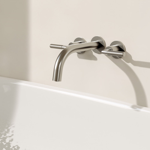 Griferia P/lavatorio De Pared Peirano Beat Niquel 62-201ni