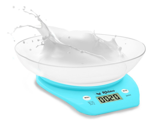 Bascula Cocina Con Tazón 5kg/1g Rhino Bacita-5 Rbanda