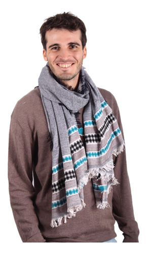 Pashmina Manton Grande Hombre Mujer Ruana Combo X4 Mayor