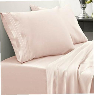 "Bed Sheet Set Queen Sizes" All Solid Colors 1200 Thread Count Egyptian Cotton 