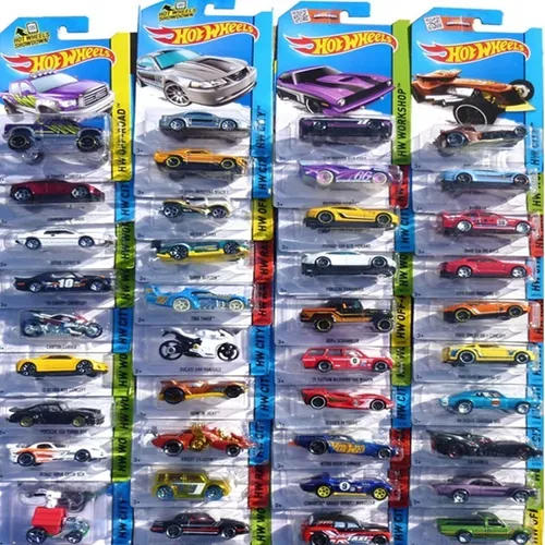 Caixa 20 Carrinhos Hot Wheels Sortidos - Mattel Com 2 Raros - R$ 293,89