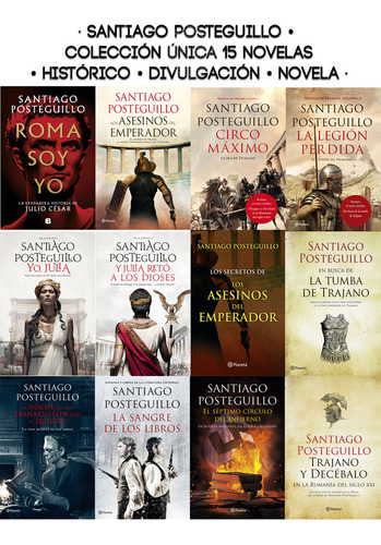 Santiago Posteguillo - Colección 15 Novelas - Histórico