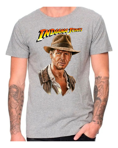 Remera Indiana Jones Busto 100% Algodon 1141