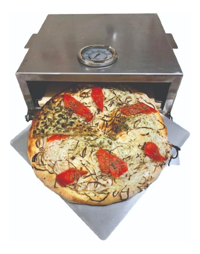 Imagen 8 de 9 de Horno Pizzero Para (4) Hornallas Pala+ Tapa+ Termometro